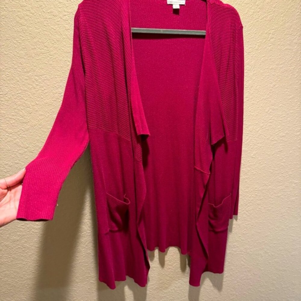 Cato size L Burgandy Cardigan